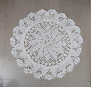 mandala dreams — handcrafted crochet doily/table runner